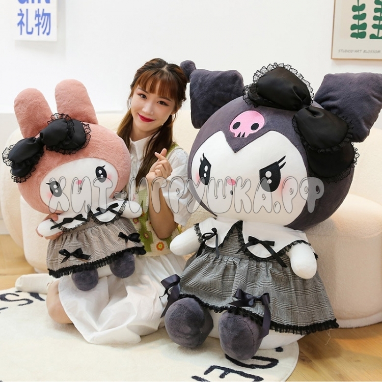 Мягкая игрушка обнимашка аниме Куроми Kuromi Melody 70 см (ВЫБОР ЦВЕТА)230526-2 купить по оптовой цене